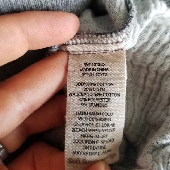 Soft Surroundings Shoreline Embroidered Pants XS - Picture 12 of 12